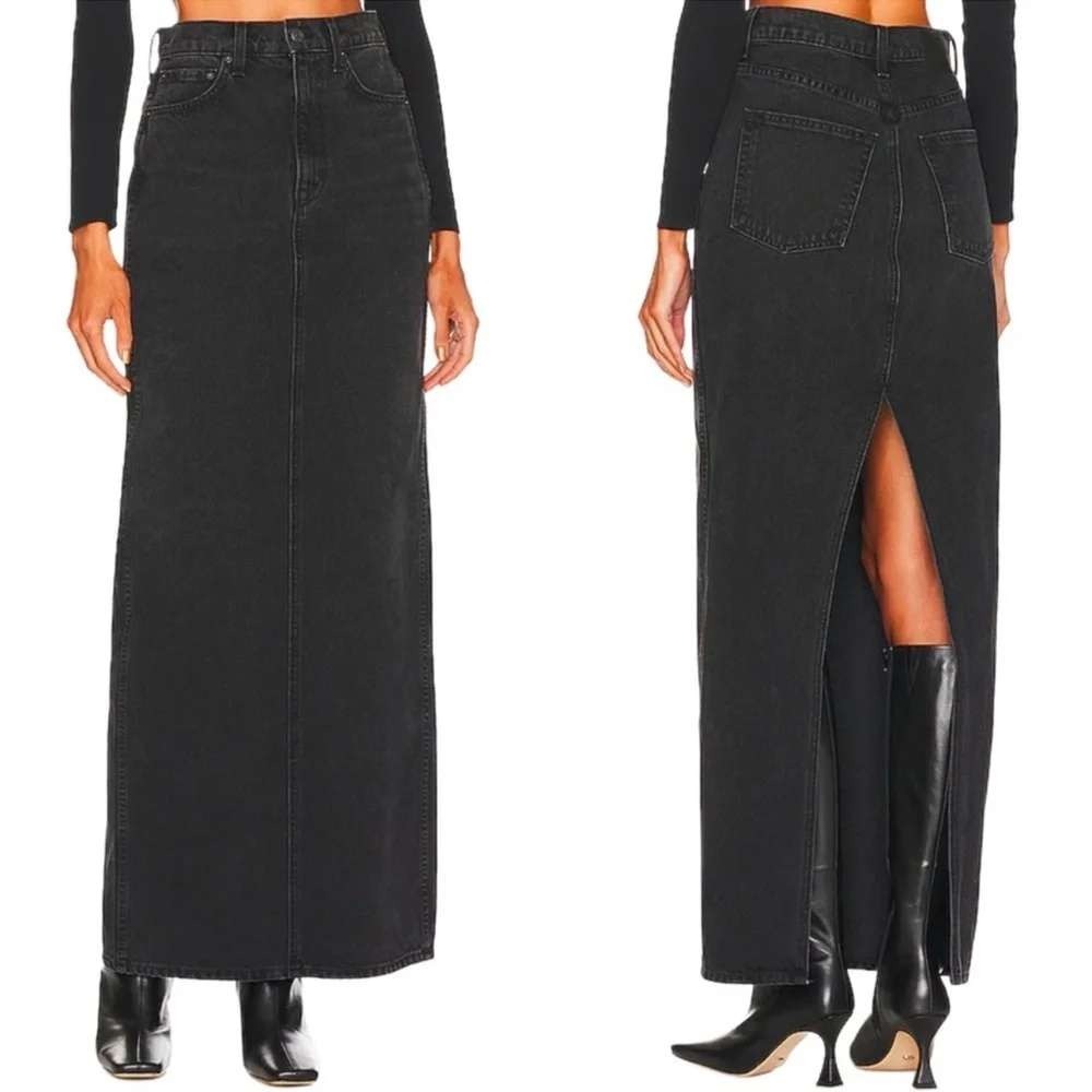 GRLFRND Amara Maxi Pencil Skirt with Back Slit Sz 25
